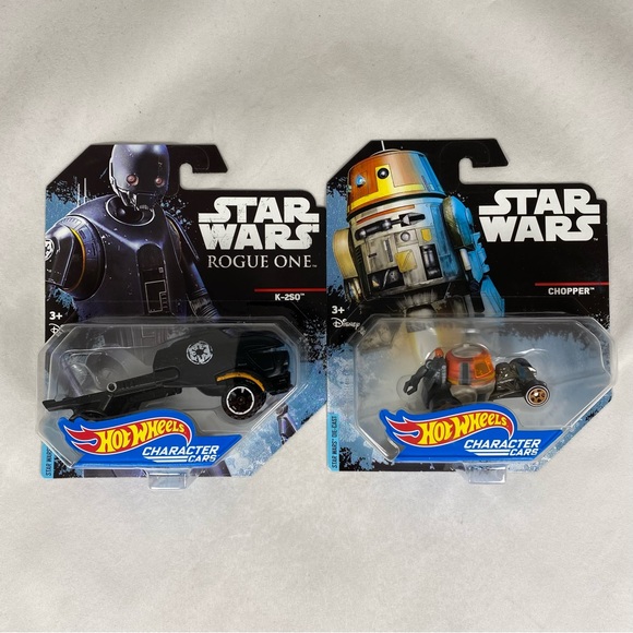 2014 Star Wars Hot Wheels Die Cast - CHOPPER and K-250 - Picture 1 of 7